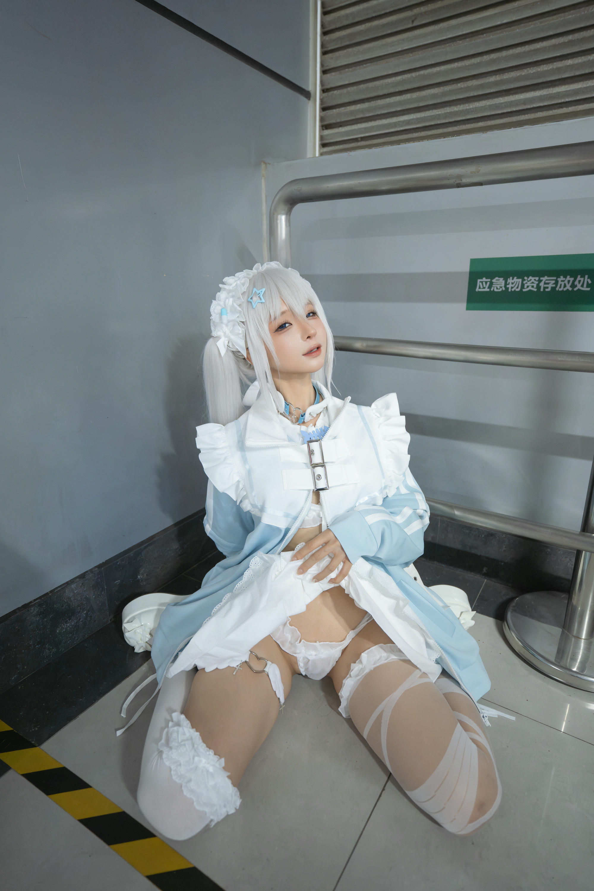蠢沫沫 NO.325 水色 [244P2V-1.97GB]-水色-正片_第1集