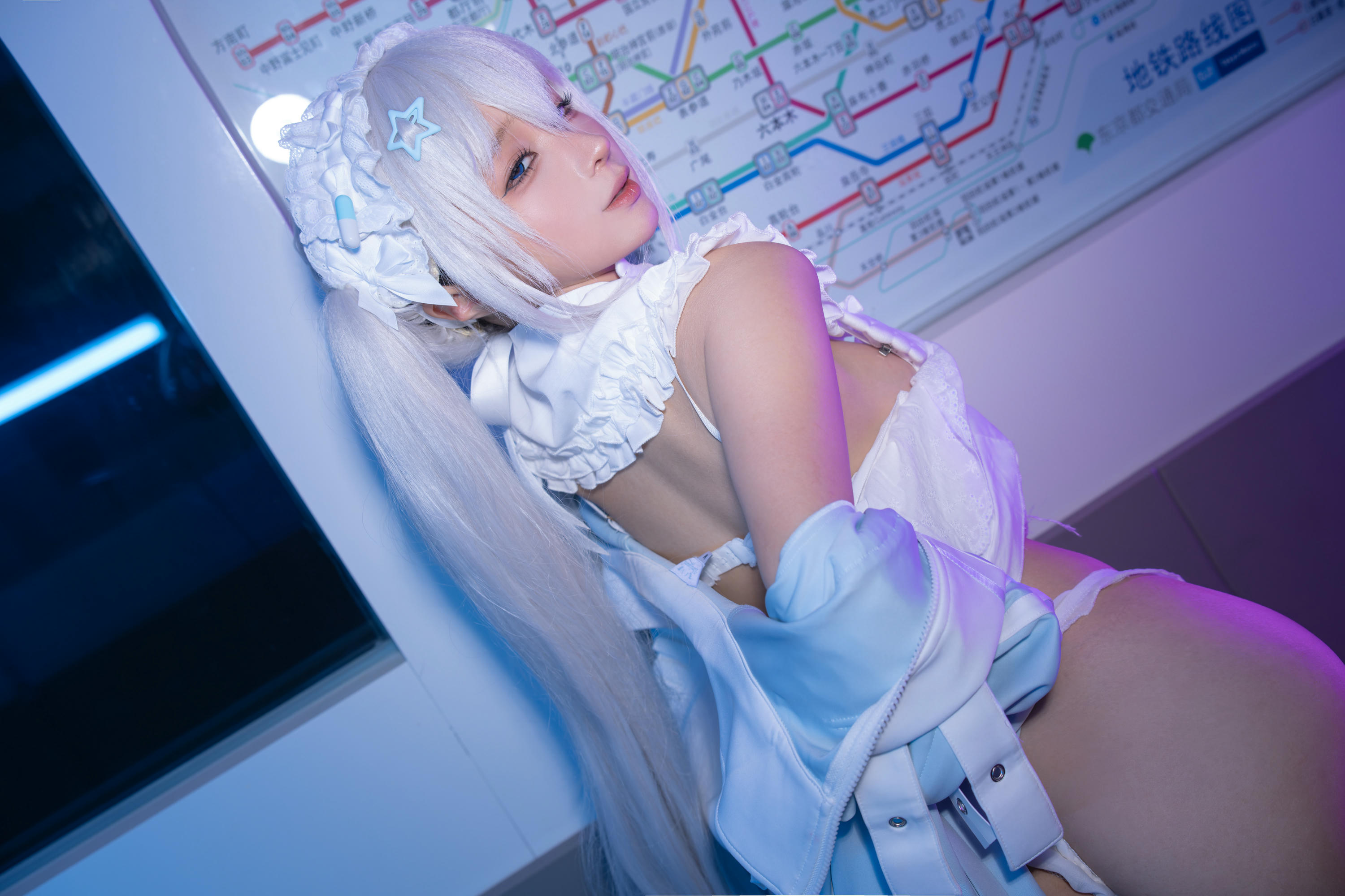 蠢沫沫 NO.325 水色 [244P2V-1.97GB]-水色-正片_第4集