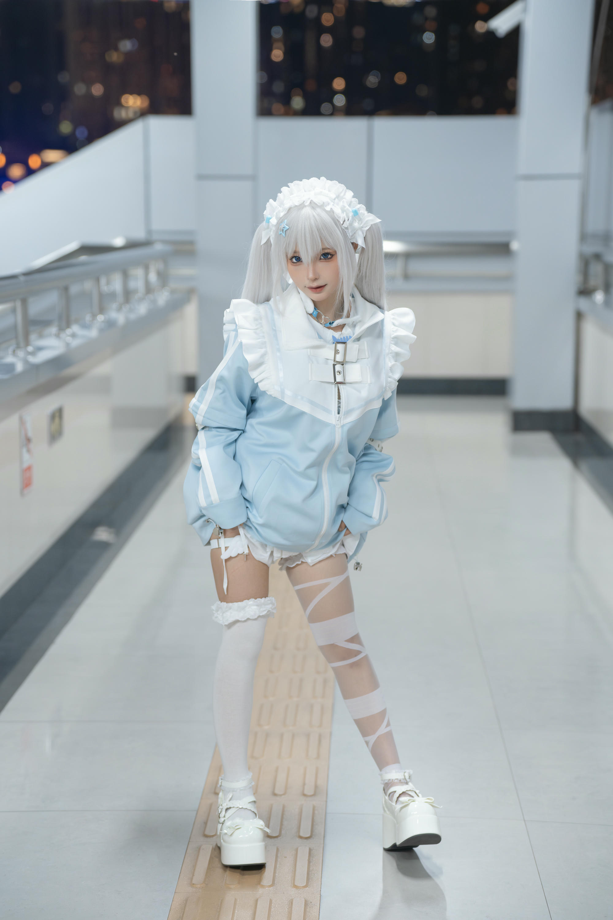 蠢沫沫 NO.325 水色 [244P2V-1.97GB]-水色-正片_第1集