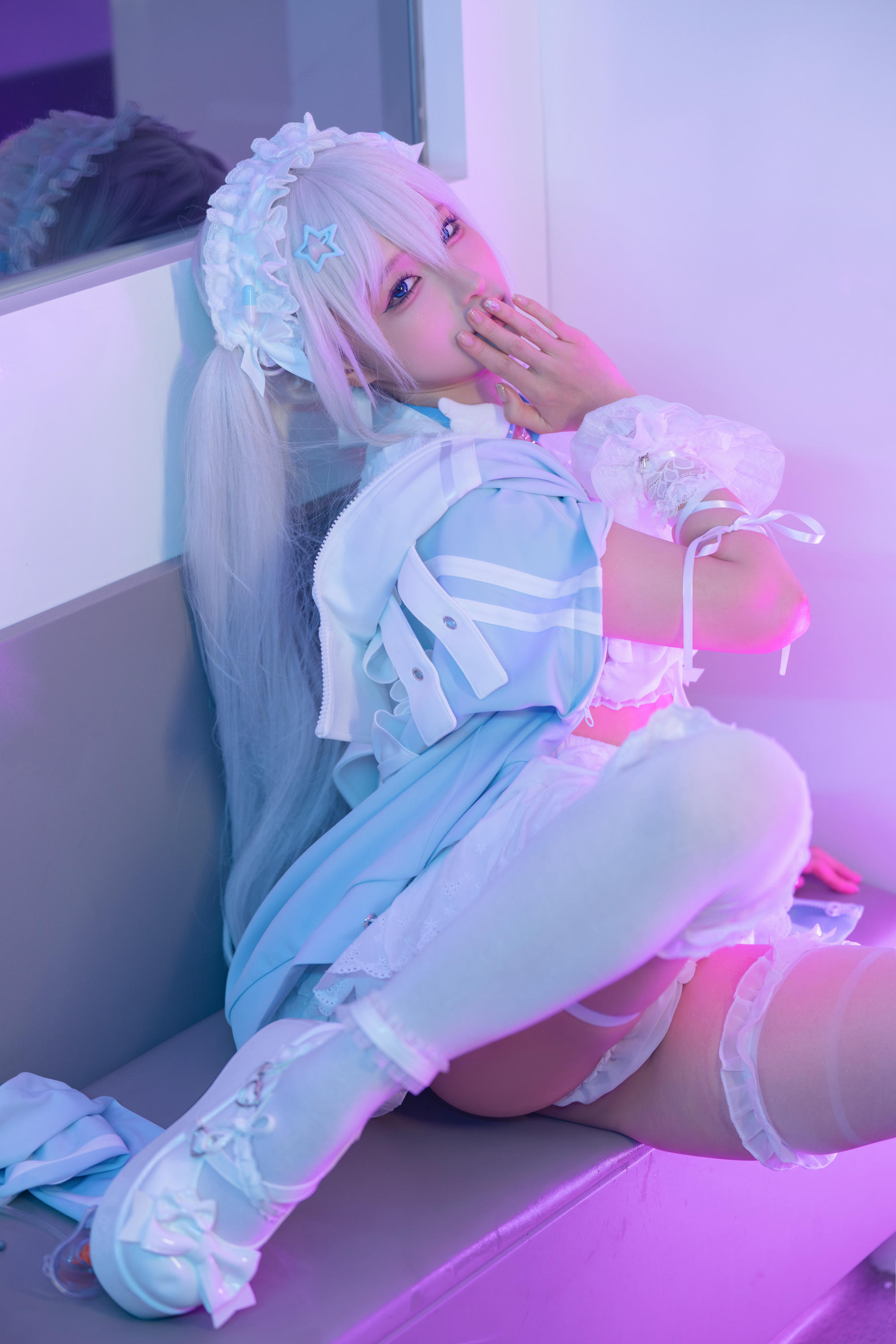 蠢沫沫 NO.325 水色 [244P2V-1.97GB]-水色-正片_第5集