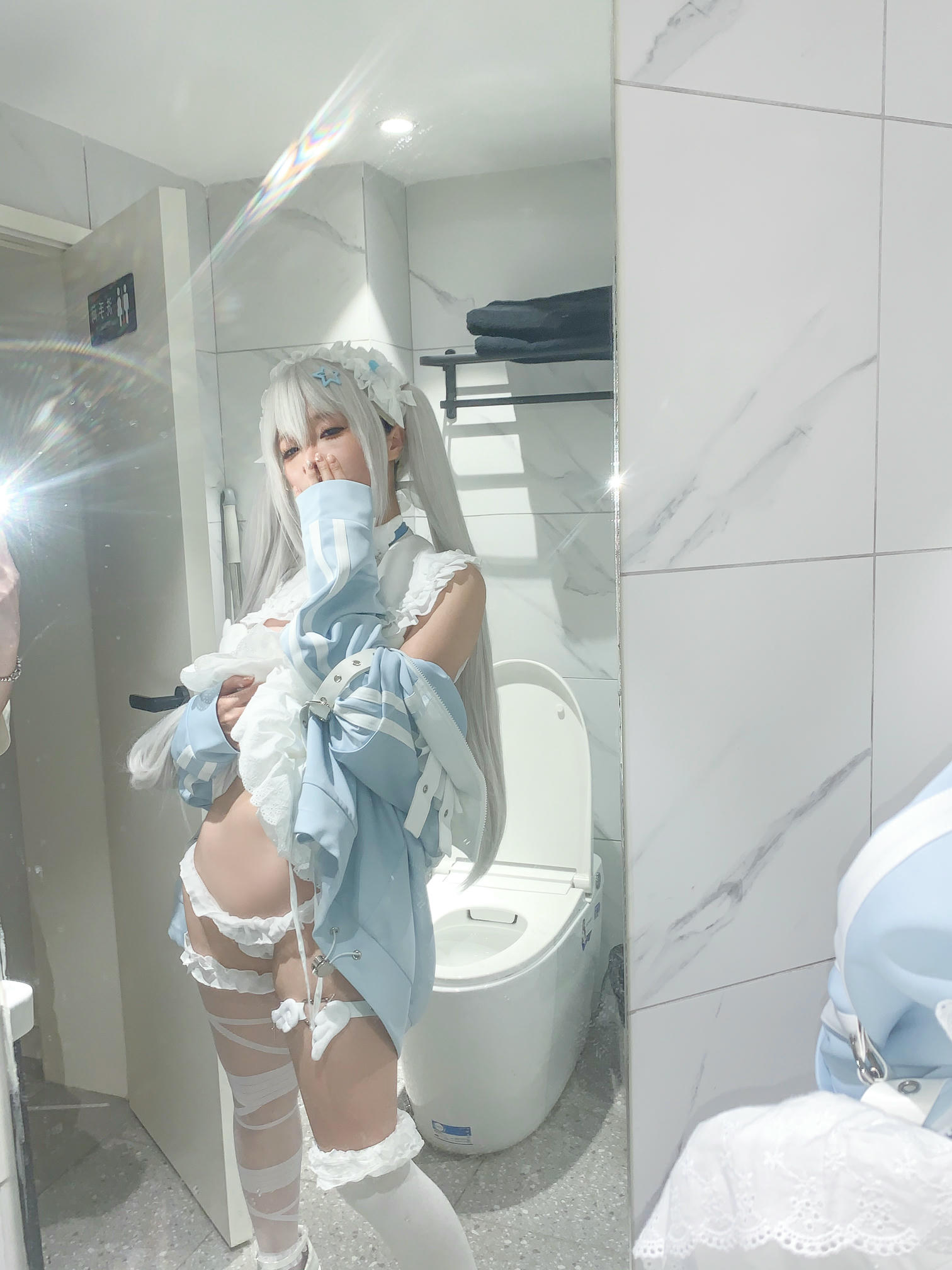蠢沫沫 NO.325 水色 [244P2V-1.97GB]-水色-花絮_第1集