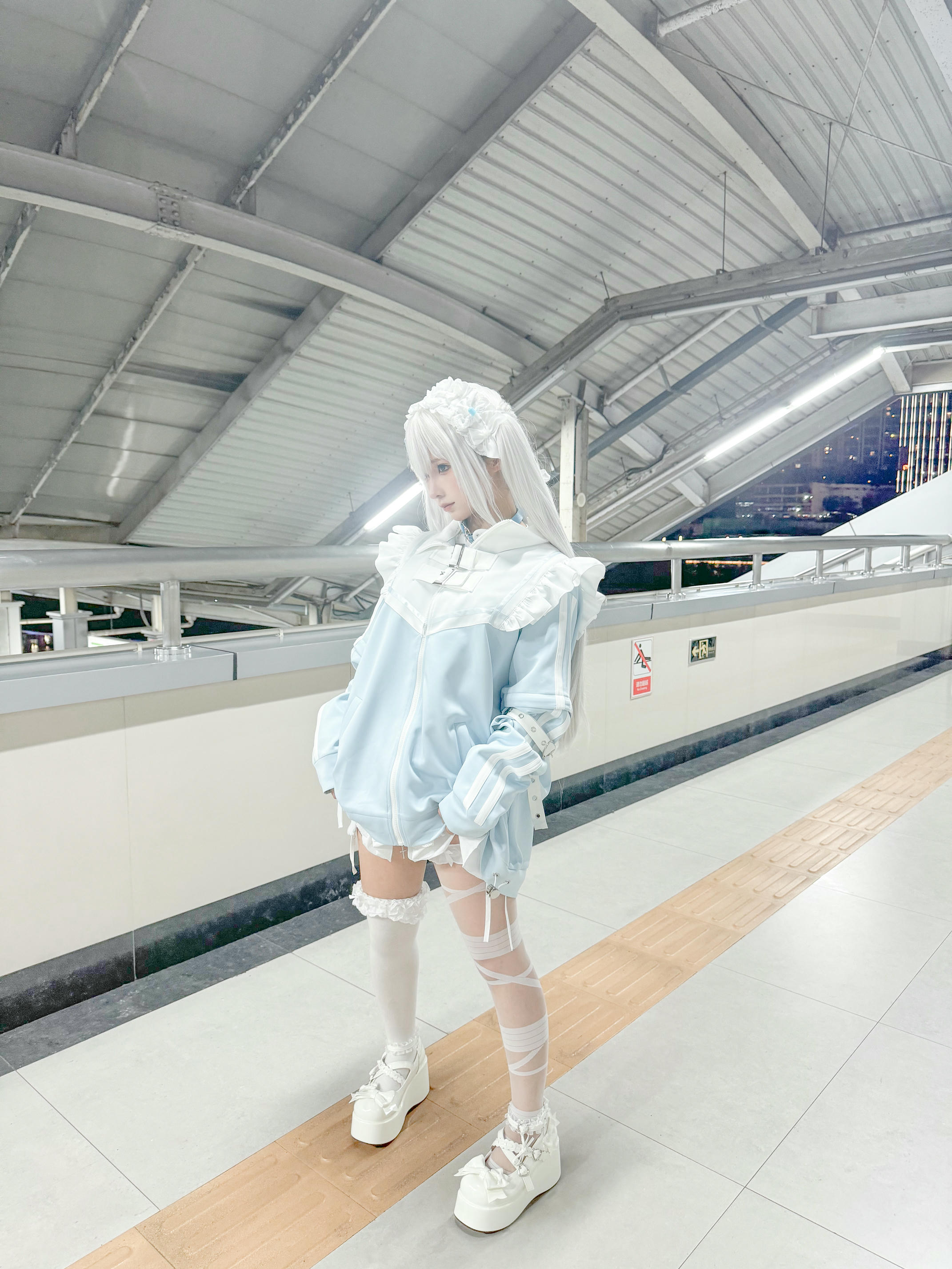 蠢沫沫 NO.325 水色 [244P2V-1.97GB]-水色-花絮_第2集