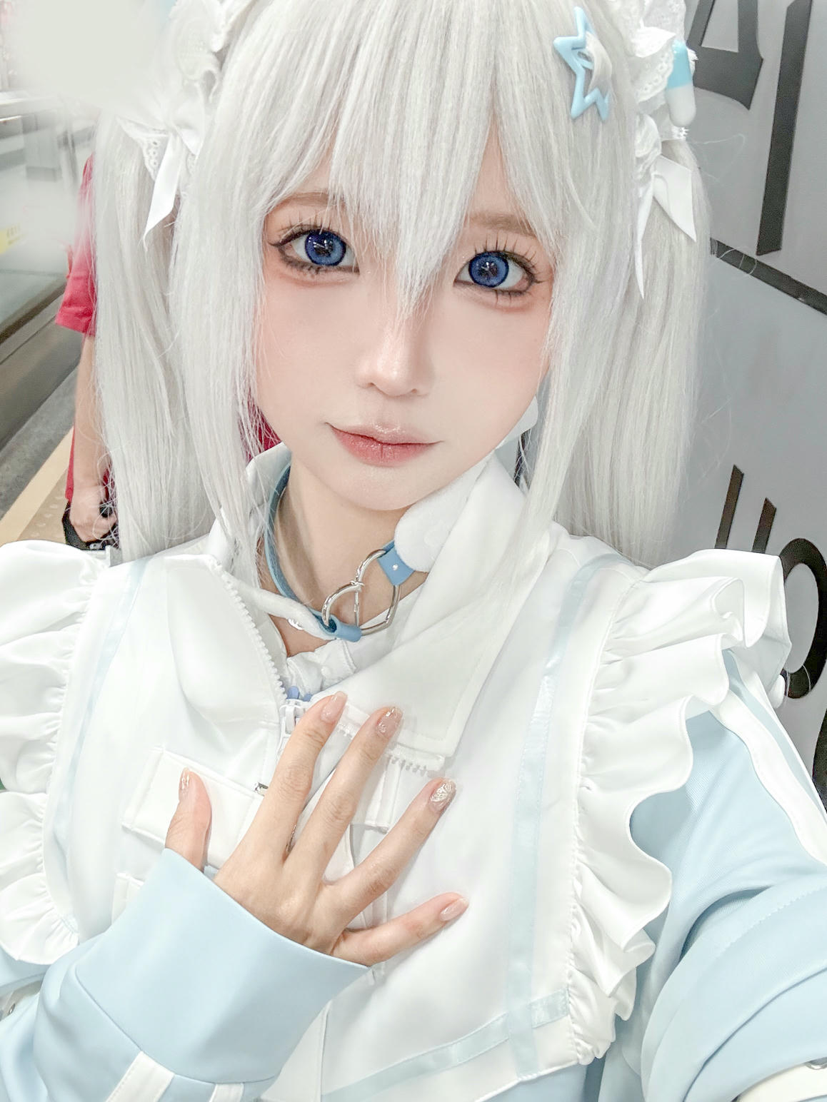 蠢沫沫 NO.325 水色 [244P2V-1.97GB]-水色-花絮_第2集
