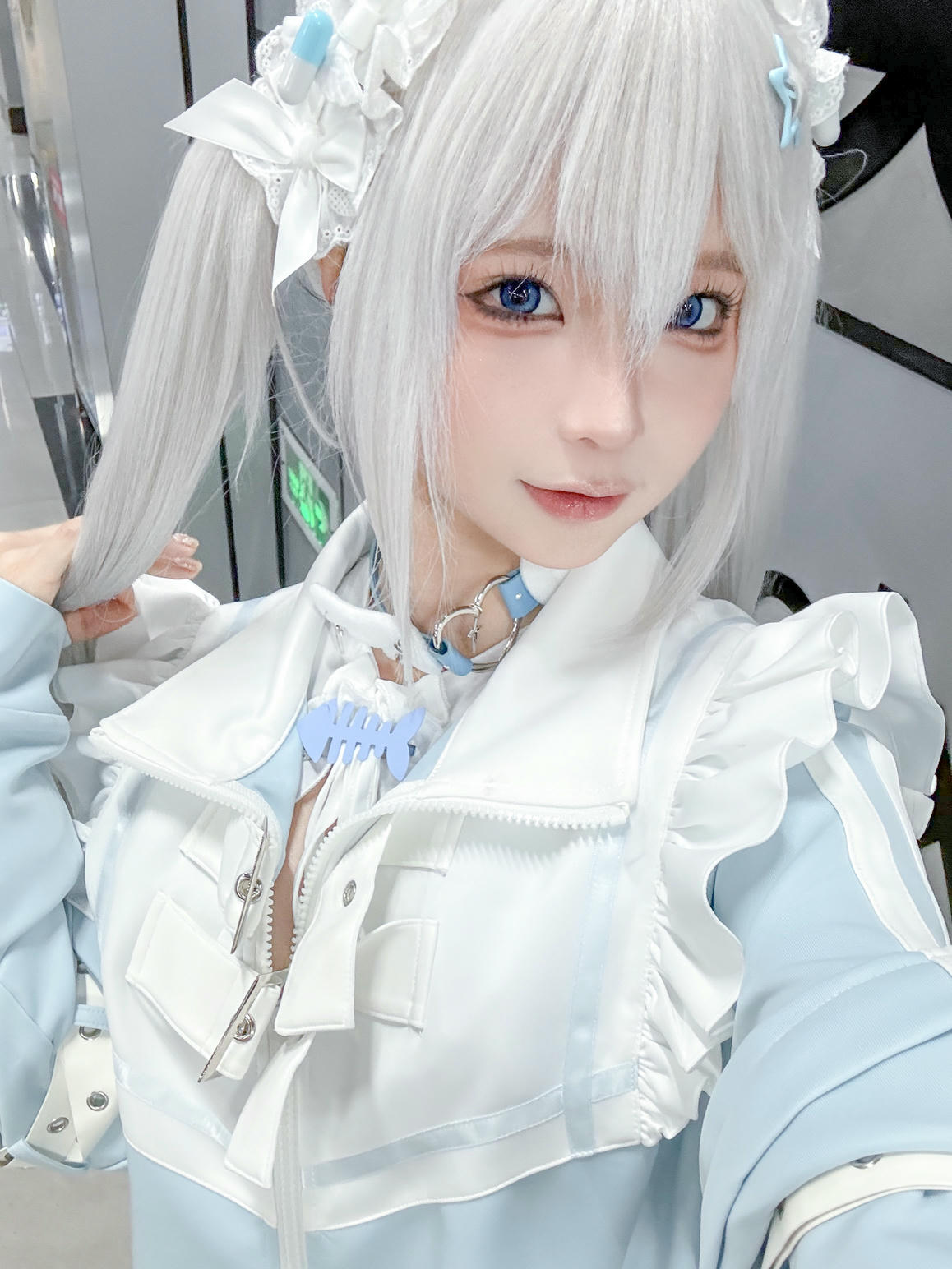 蠢沫沫 NO.325 水色 [244P2V-1.97GB]-水色-花絮_第2集