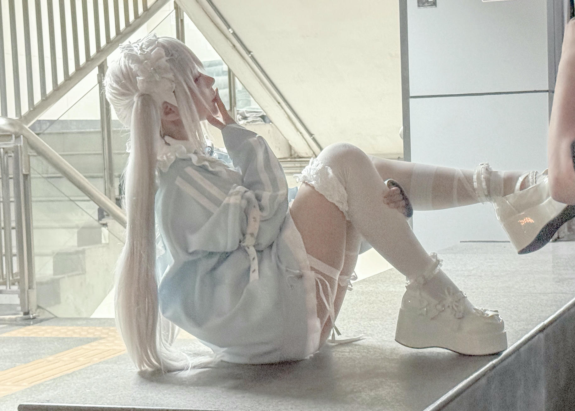 蠢沫沫 NO.325 水色 [244P2V-1.97GB]-水色-花絮_第2集