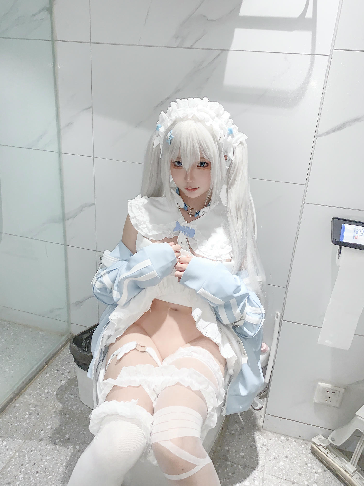 蠢沫沫 NO.325 水色 [244P2V-1.97GB]-水色-花絮_第2集