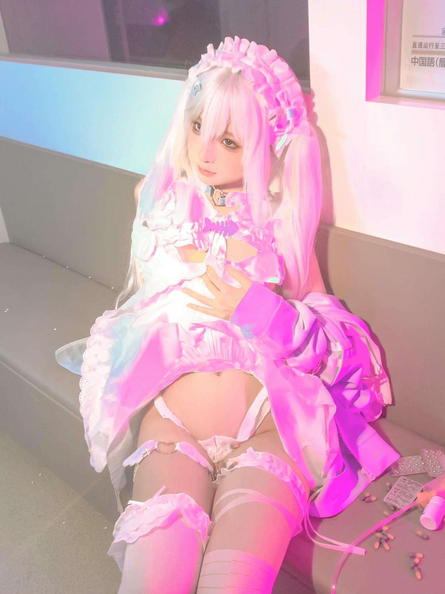 蠢沫沫 NO.325 水色 [244P2V-1.97GB]-水色-花絮_第4集