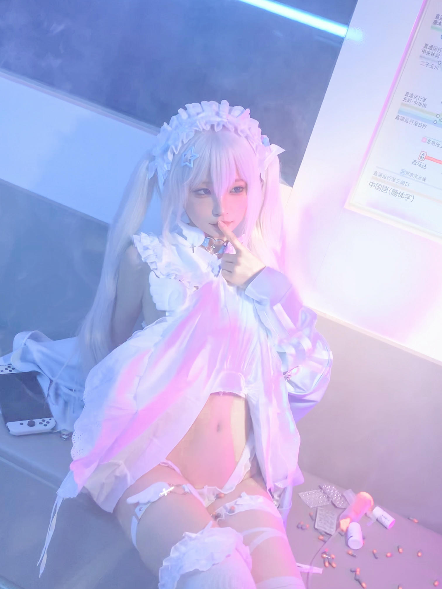 蠢沫沫 NO.325 水色 [244P2V-1.97GB]-水色-花絮_第4集