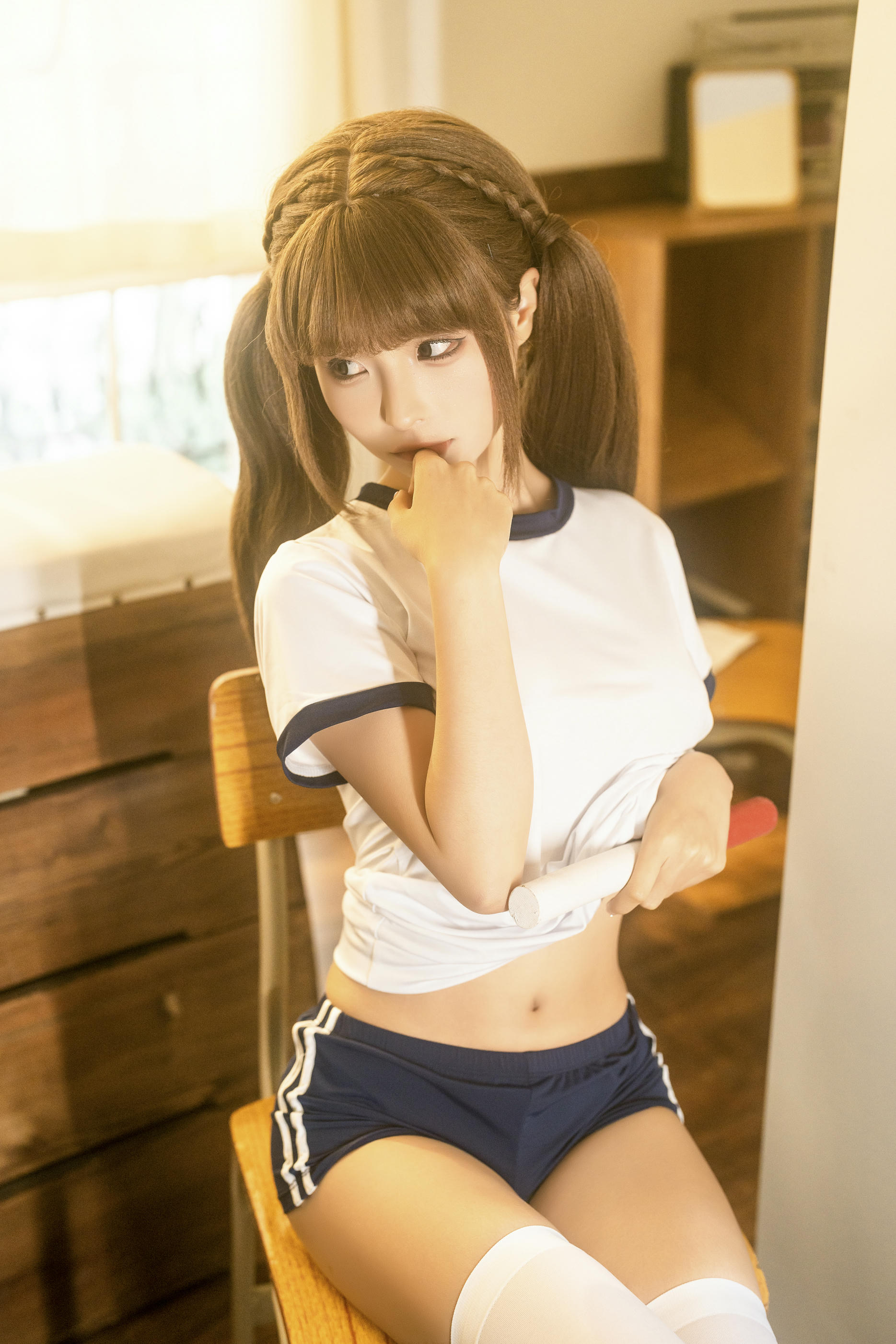 蠢沫沫 NO.326《体操室》[104P 1.38GB]_第1集