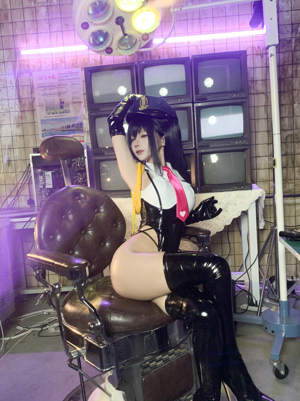 蠢沫沫 NO.330 沙希女警[147P-873.1M]-花絮 [29P]_第1集