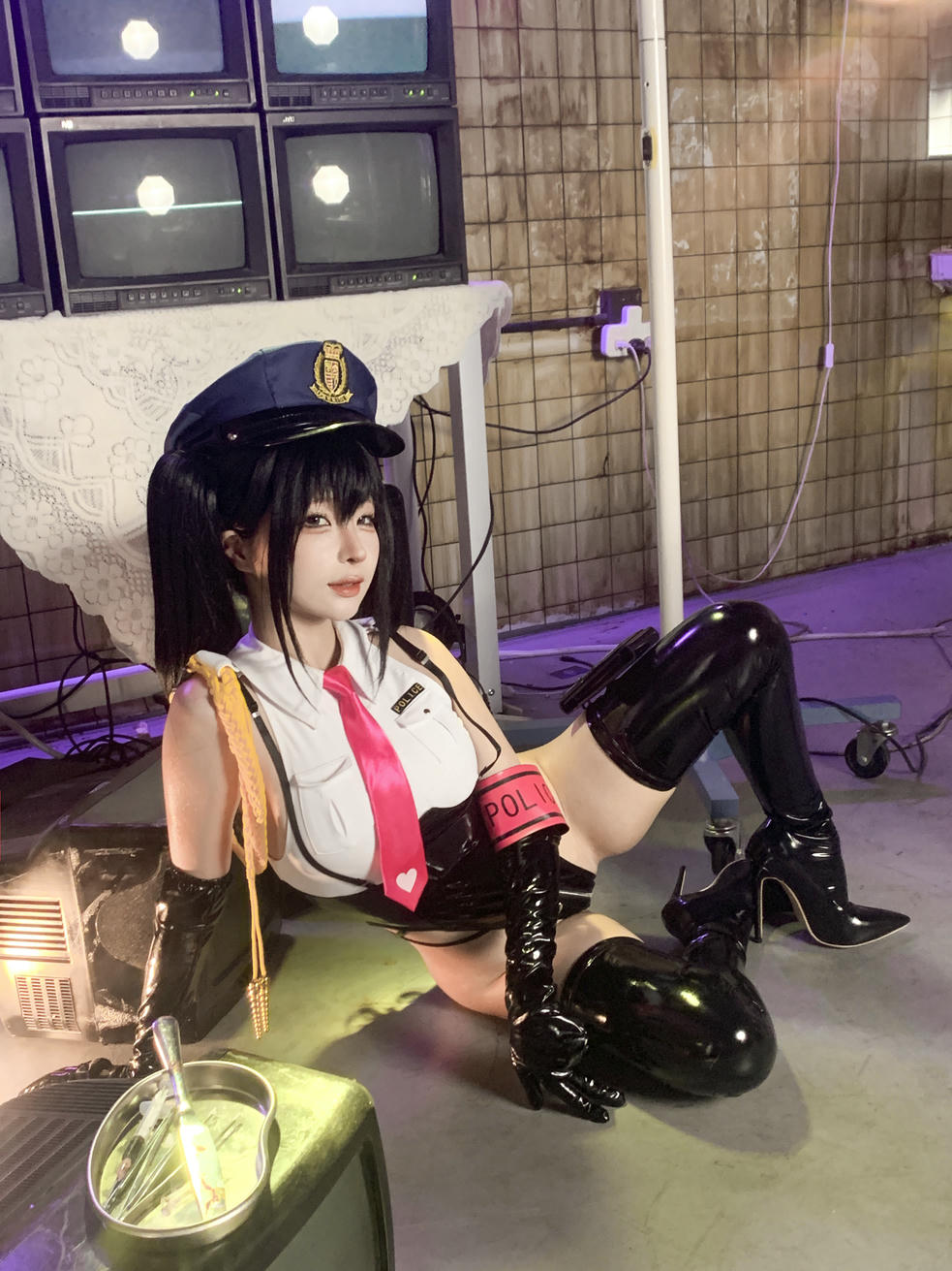 蠢沫沫 NO.330 沙希女警[147P-873.1M]-花絮 [29P]_第1集
