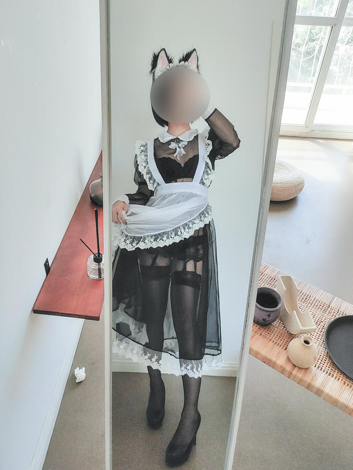蠢沫沫 NO.048 透明女仆自拍 [42P 55MB]_第1集