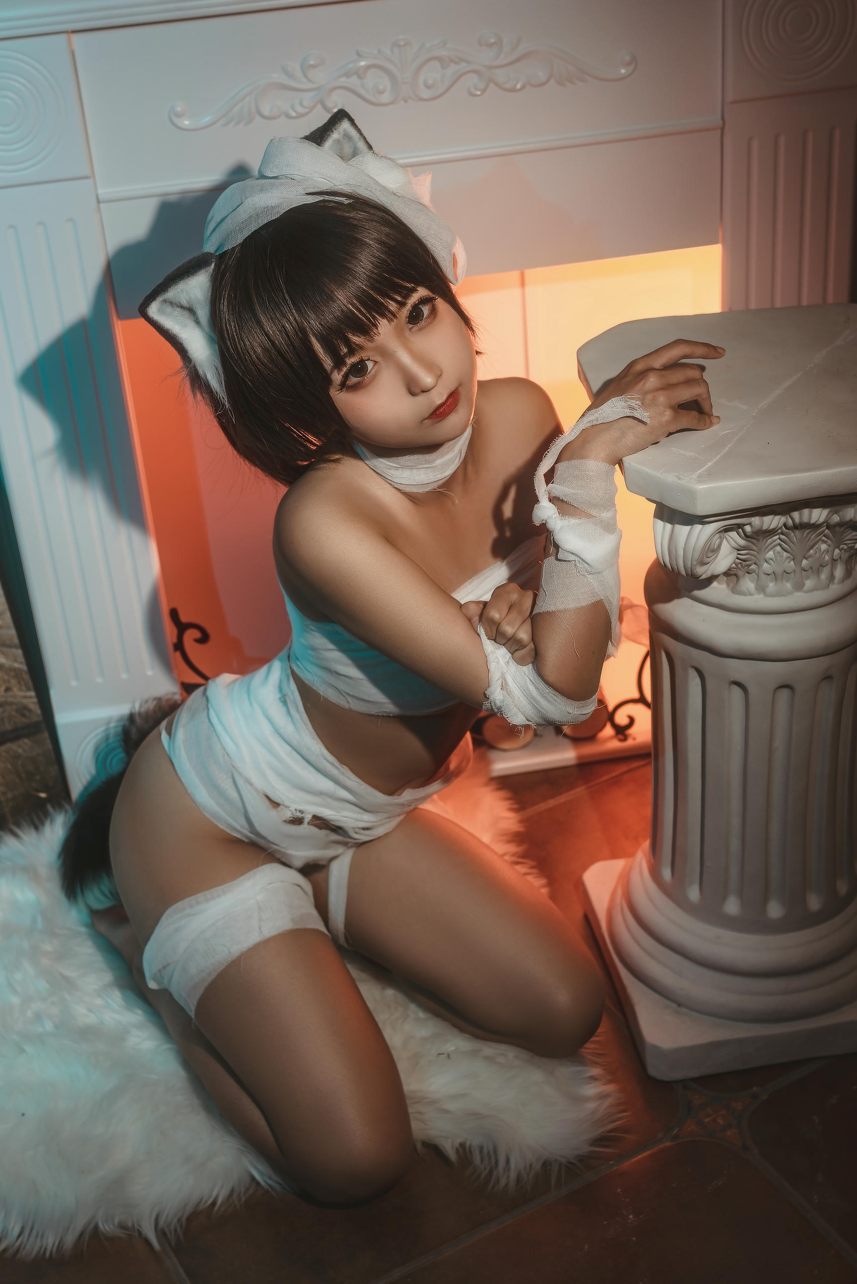 蠢沫沫 NO.054 绷带猫 [40P-559MB]_第2集