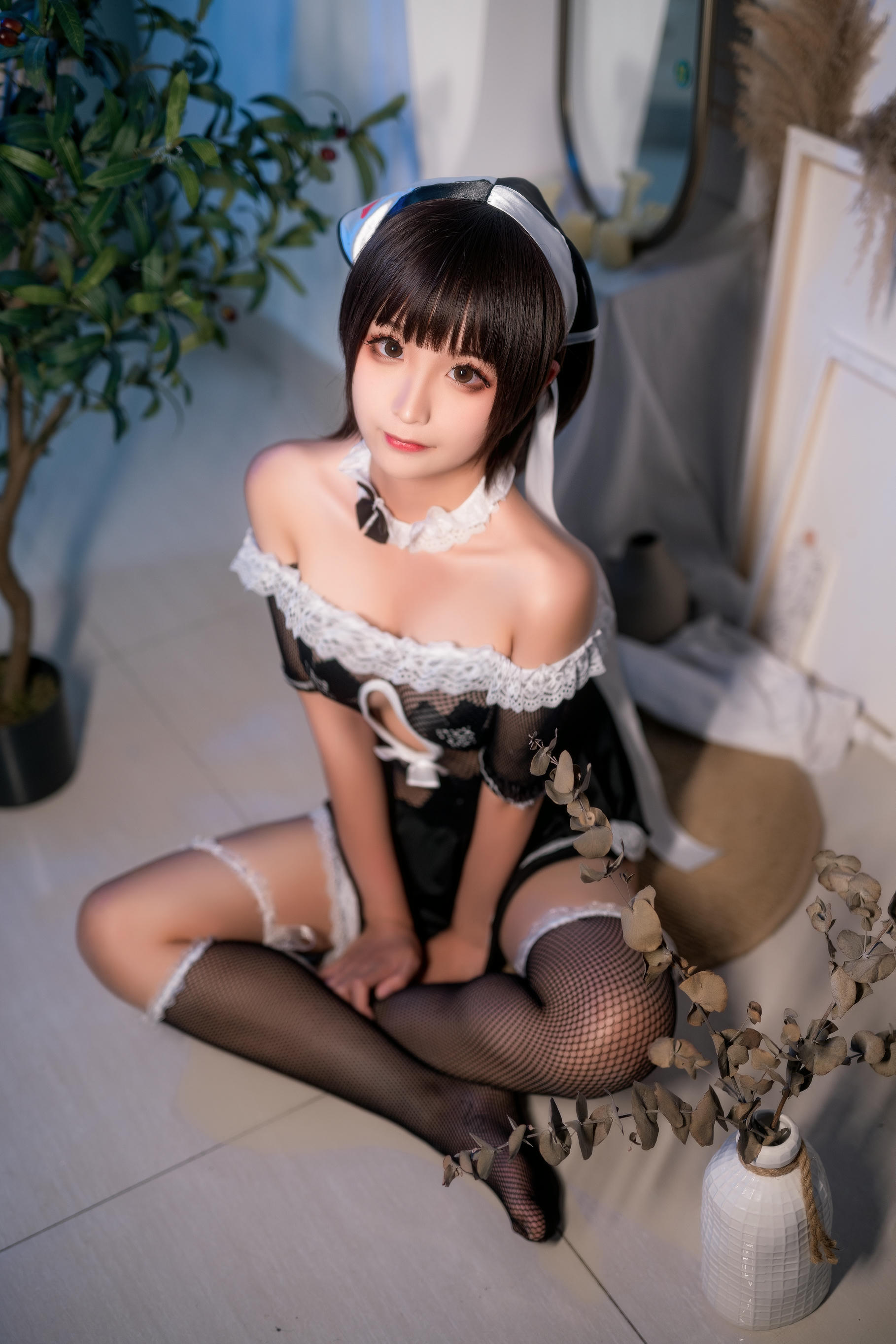 蠢沫沫 NO.061 黑白女仆 [37P-488MB]_第1集