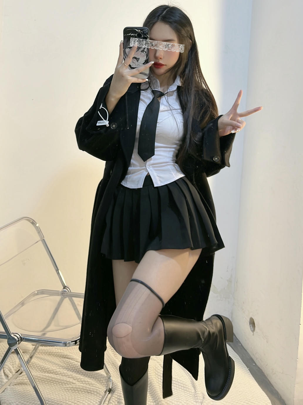 粉色的猪陈佩奇微密圈-125 西装领挽袖手缝双面呢秋冬宽松女式浴袍通勤款呢长袖外套羊毛大衣_第1集
