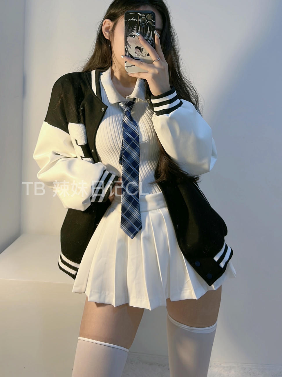 粉色的猪陈佩奇微密圈-135 欧美复古重工刺绣棒球服女潮秋冬毛呢外套美式JK套装夹克_第1集