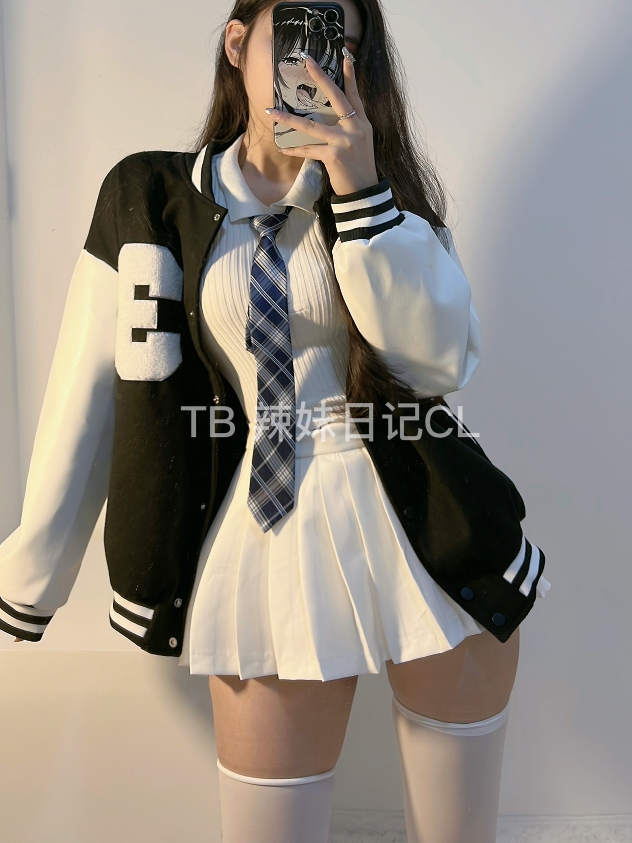 粉色的猪陈佩奇微密圈-135 欧美复古重工刺绣棒球服女潮秋冬毛呢外套美式JK套装夹克_第1集