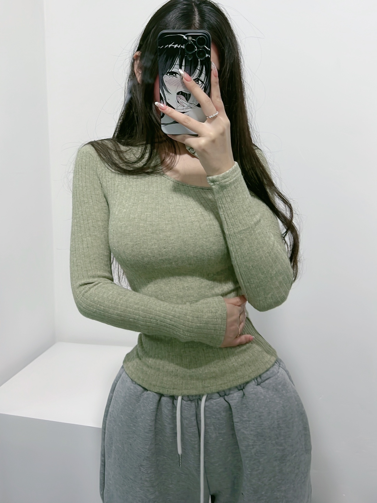 粉色的猪陈佩奇微密圈-138 2022早春新款打底衫女紧身修身旗袍设计感内搭长袖上衣_第1集