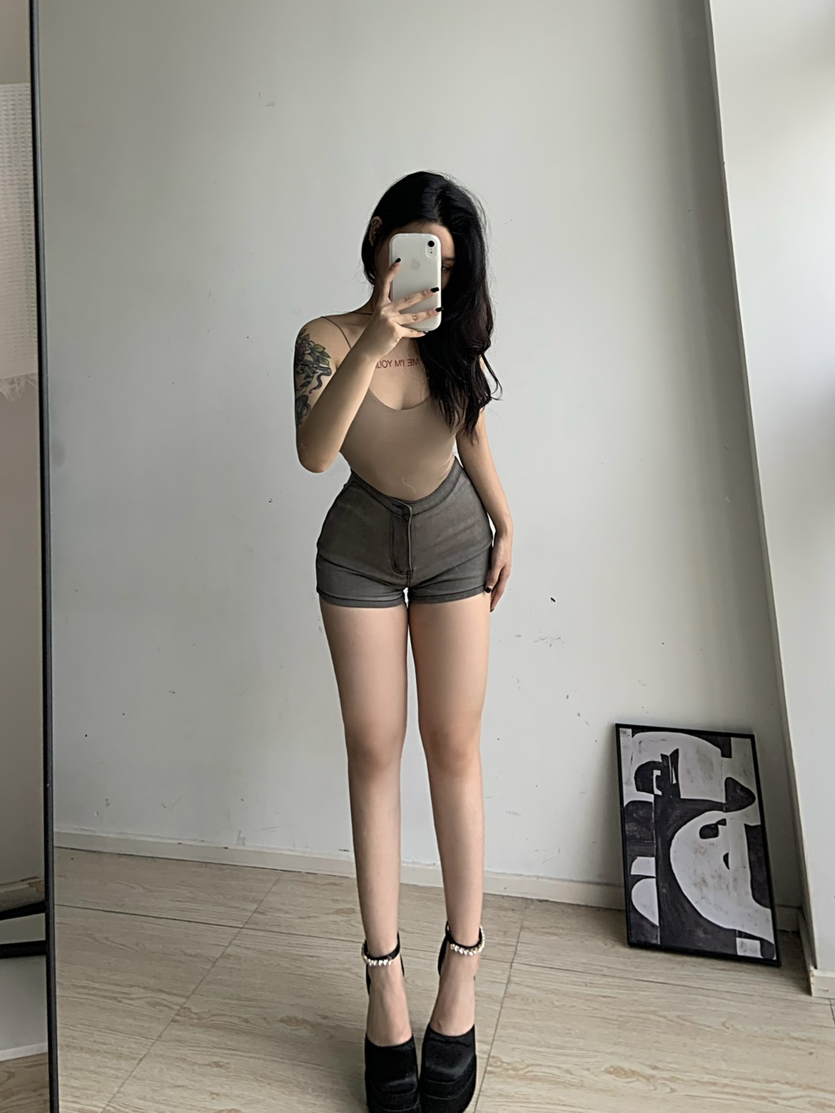 粉色的猪陈佩奇微密圈-169 欧美女装时尚纯色双层吊带修身连体衣夏季新款修身短款_第1集