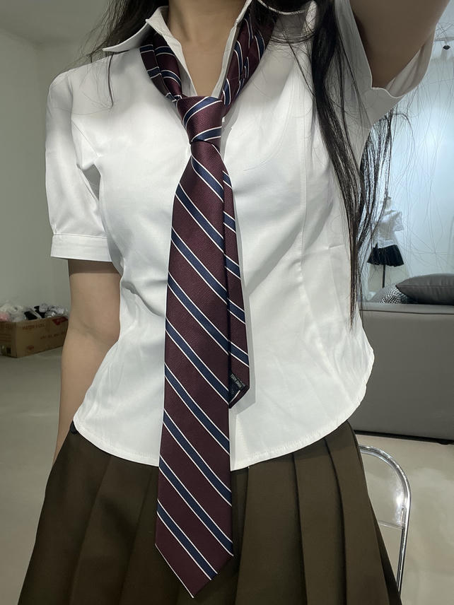 粉色的猪陈佩奇微密圈-184 夏季新款高腰百褶裙女学院风减龄半身裙防走光侧门襟裤_第1集