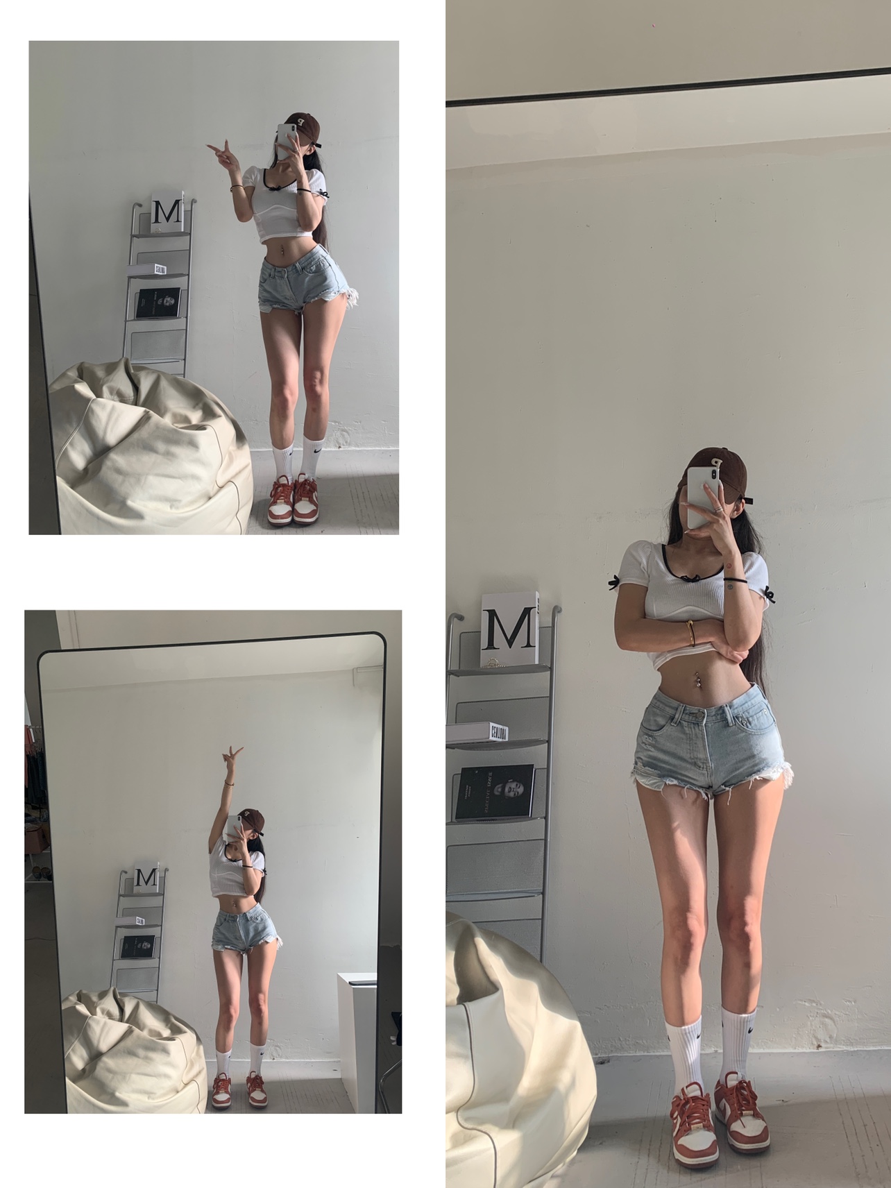 粉色的猪陈佩奇微密圈-191 夏季修身短款高腰露脐短袖上衣少女甜美螺纹针织蝴蝶_第1集