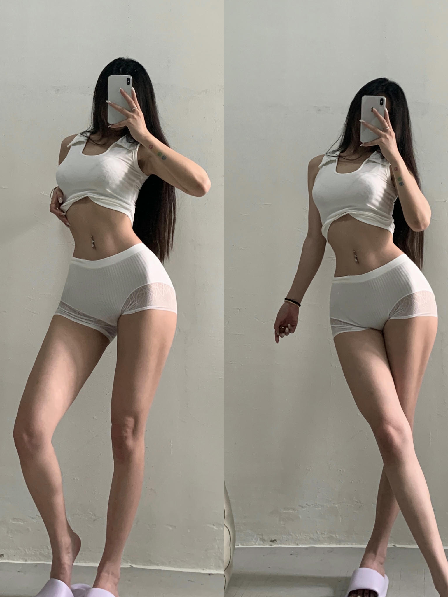粉色的猪陈佩奇微密圈-198 美肤抑菌安全裤夏季新款日系甜美蕾丝打底裤女士短裤潮_第1集
