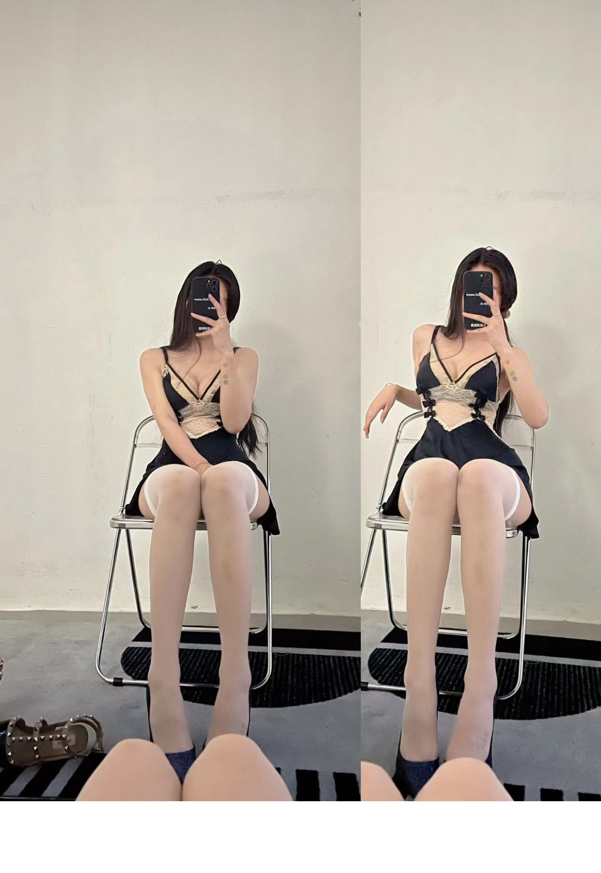 粉色的猪陈佩奇微密圈-215 制服JK性感高筒袜性感黑丝长筒白色丝袜珠光袜_第1集