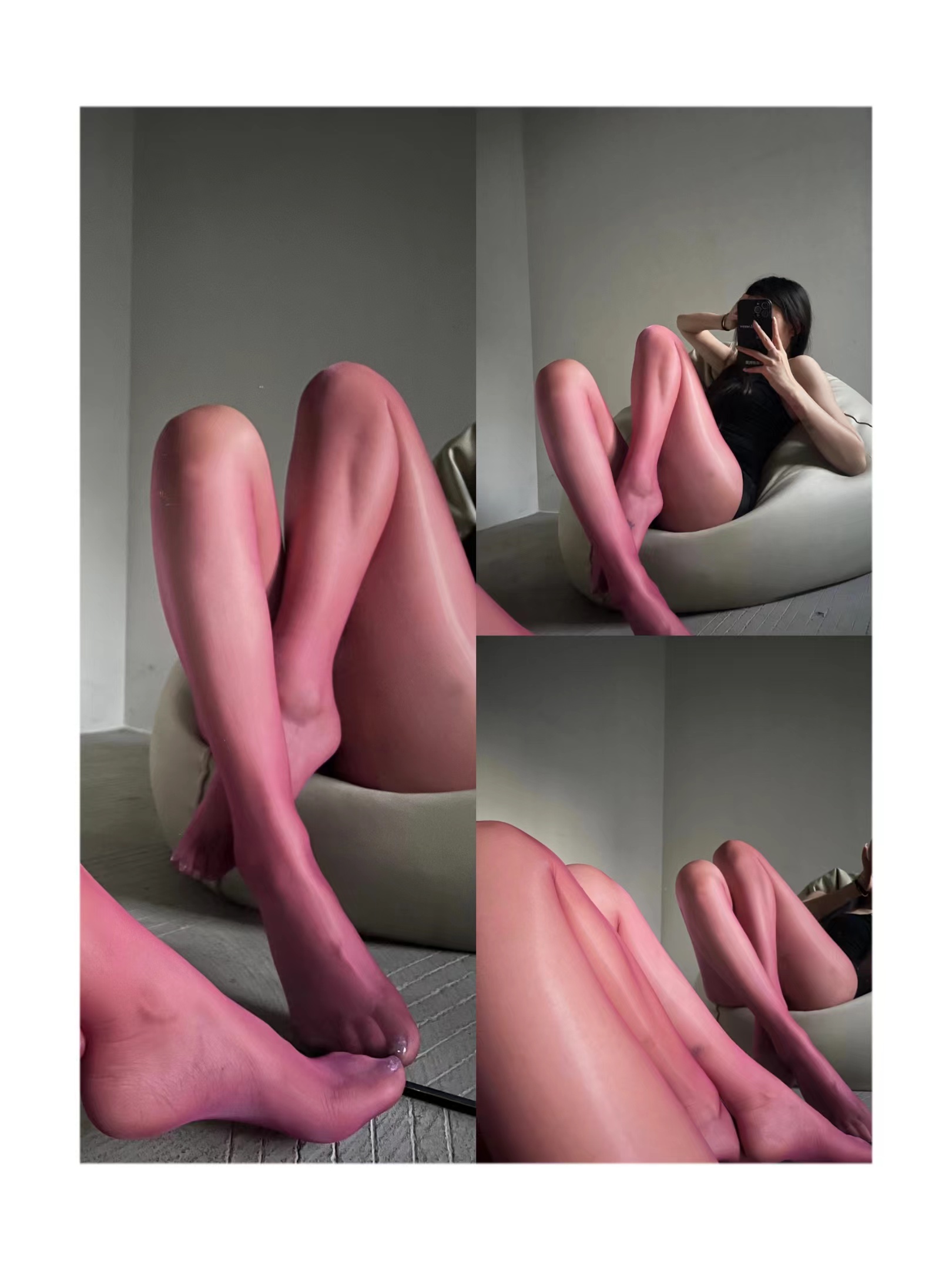 粉色的猪陈佩奇微密圈-222 油亮360无痕开裆无缝性感美腿高密丝滑油光超薄连裤袜_第1集