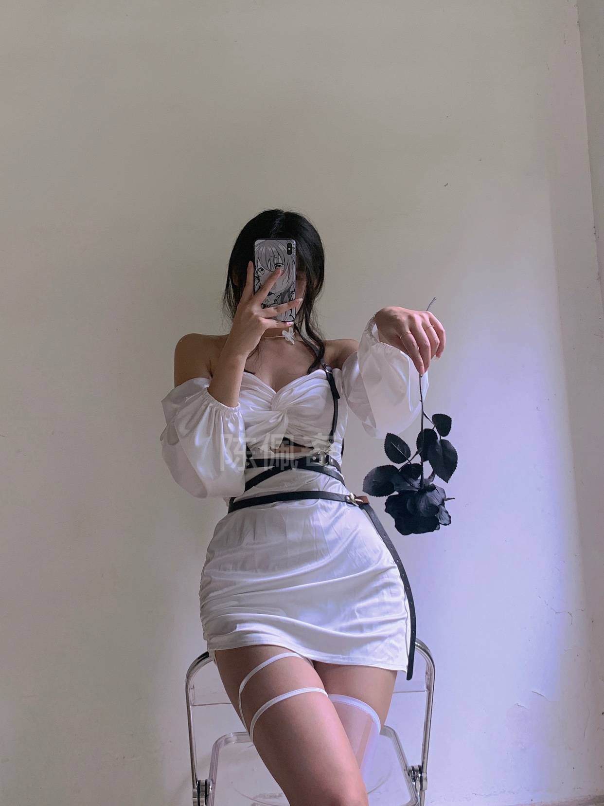 粉色的猪陈佩奇微密圈-049 领带JK配饰腰带欧美腰带酷暗黑系_第1集