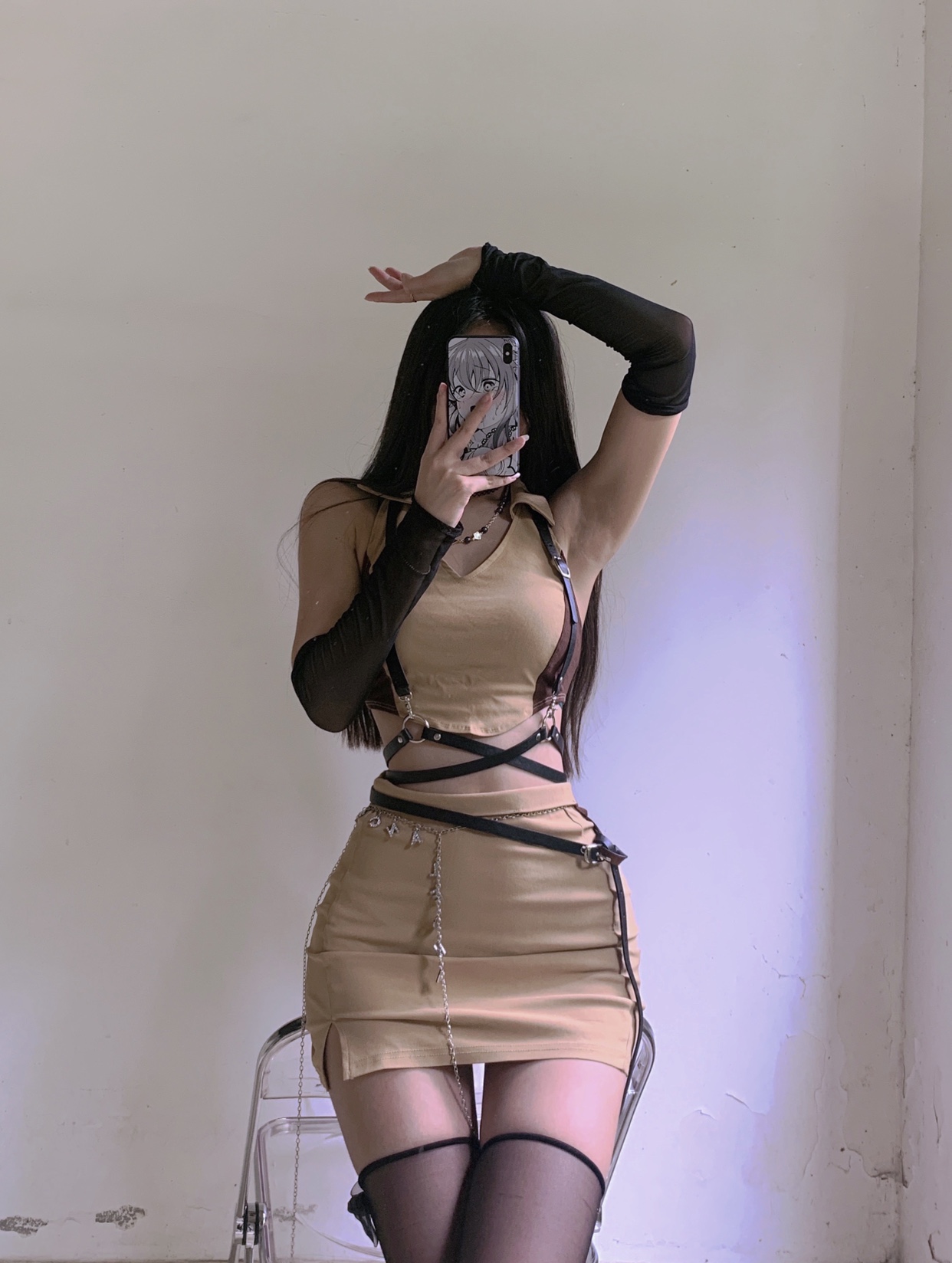 粉色的猪陈佩奇微密圈-049 领带JK配饰腰带欧美腰带酷暗黑系_第1集