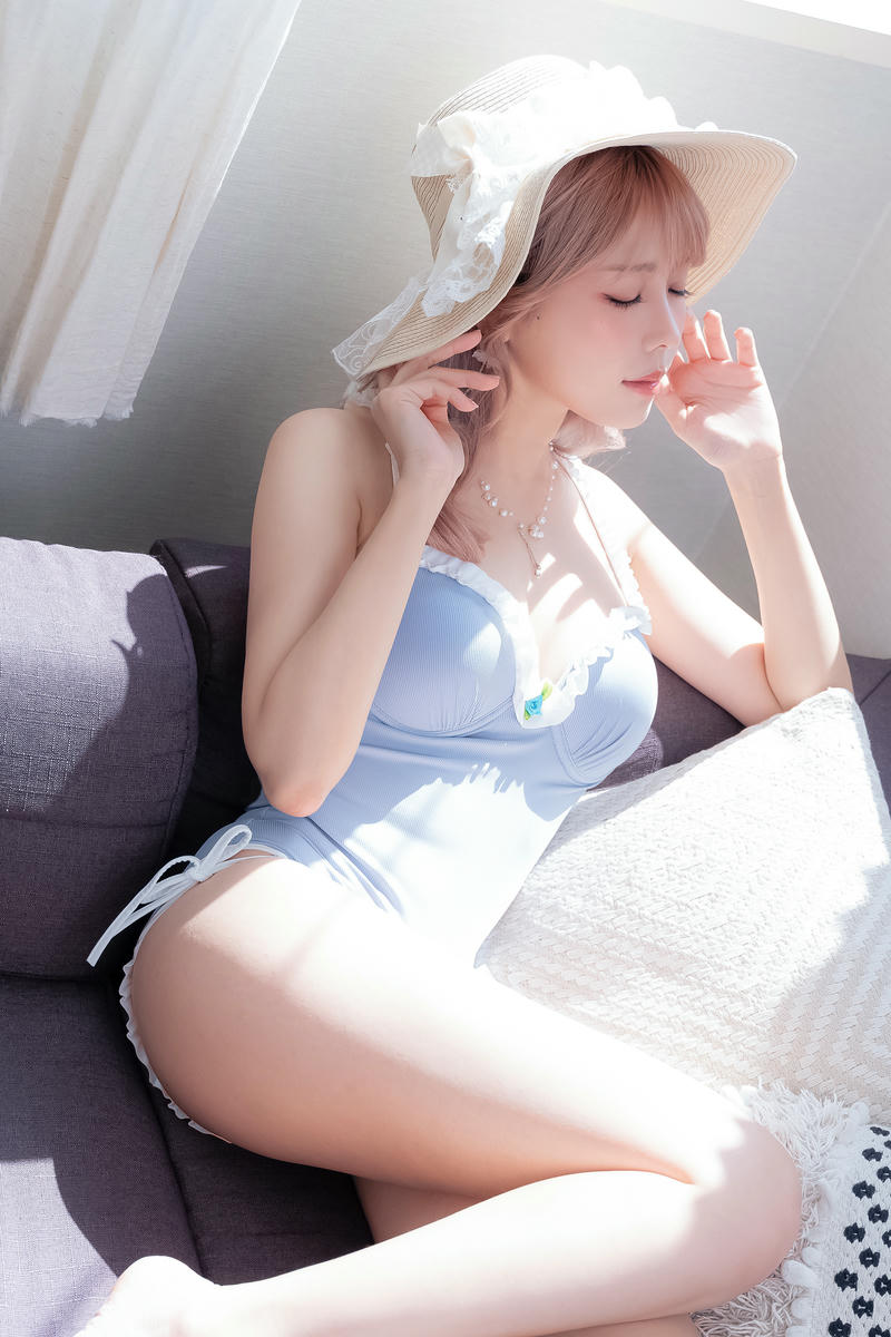 ElyEE子 NO.109 Mist Blue Lady [37P-80MB]_第1集