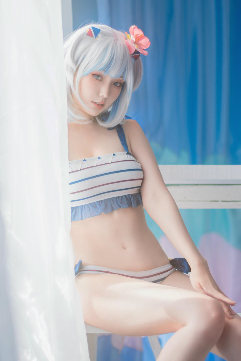 ElyEE子 NO.111 2022.June-T4 (4套+视频) [121P3V-303MB]-A- Gawr Gura Swimsuit_第1集