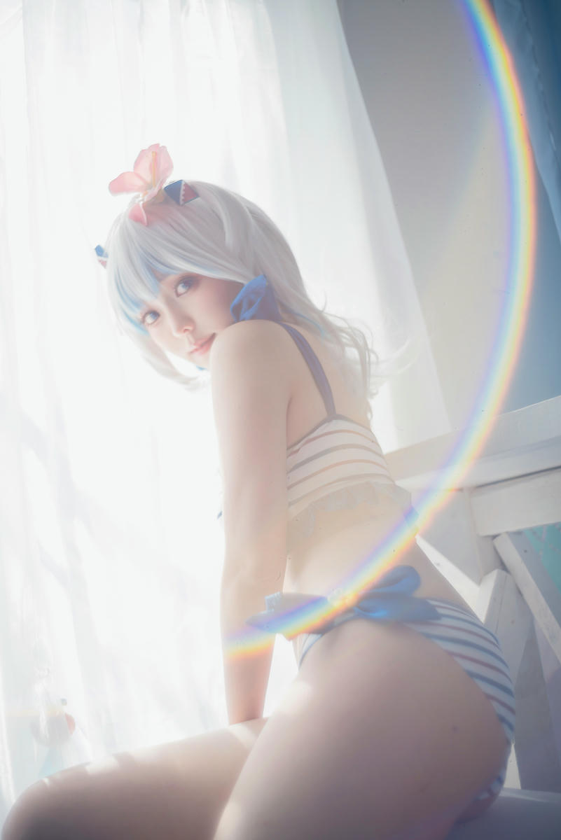 ElyEE子 NO.111 2022.June-T4 (4套+视频) [121P3V-303MB]-A- Gawr Gura Swimsuit_第1集