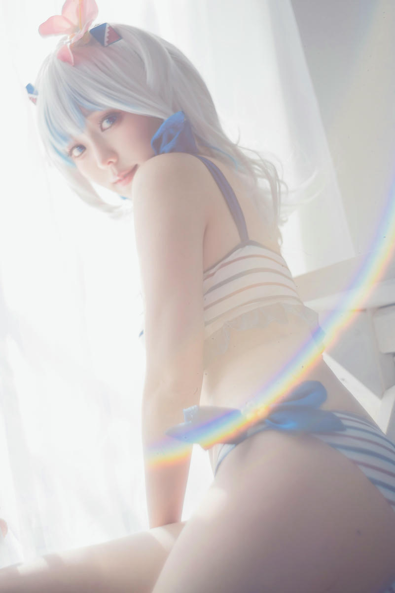 ElyEE子 NO.111 2022.June-T4 (4套+视频) [121P3V-303MB]-A- Gawr Gura Swimsuit_第1集