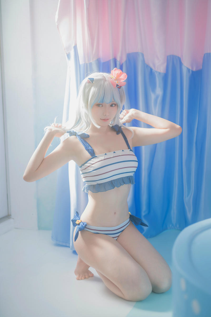 ElyEE子 NO.111 2022.June-T4 (4套+视频) [121P3V-303MB]-A- Gawr Gura Swimsuit_第1集