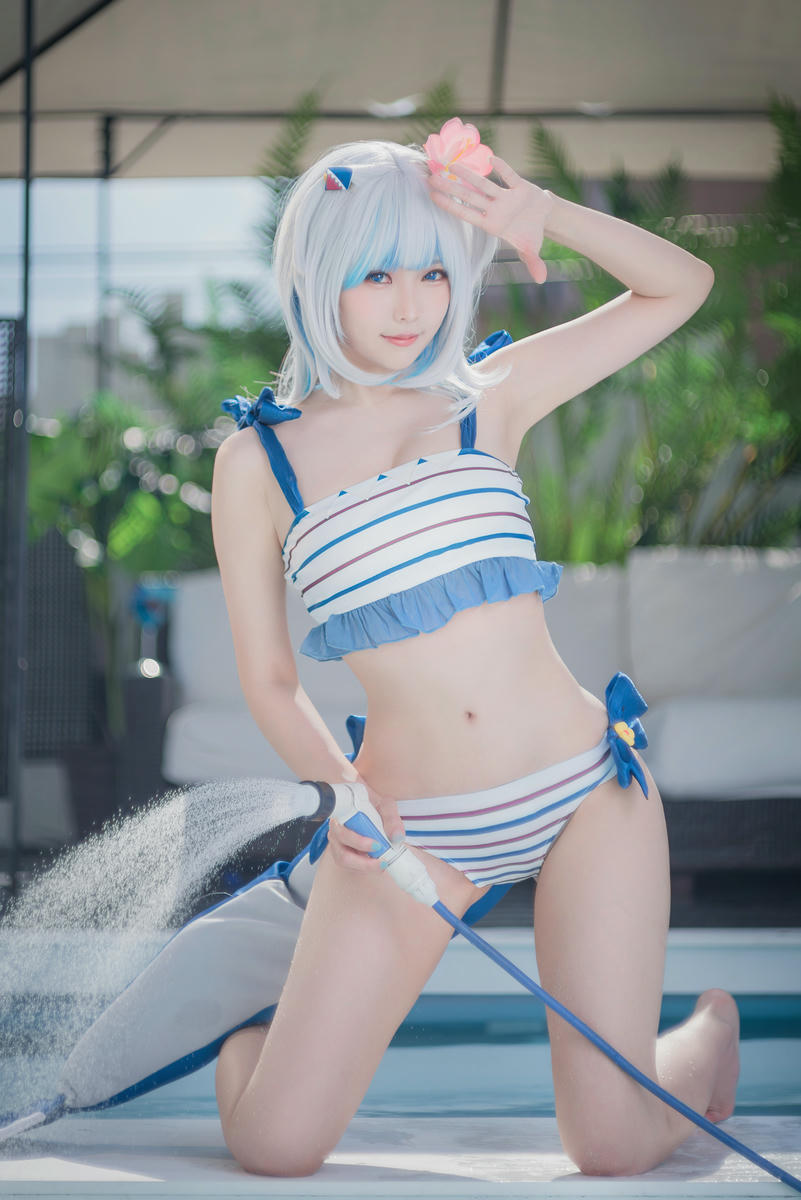 ElyEE子 NO.111 2022.June-T4 (4套+视频) [121P3V-303MB]-A- Gawr Gura Swimsuit_第1集