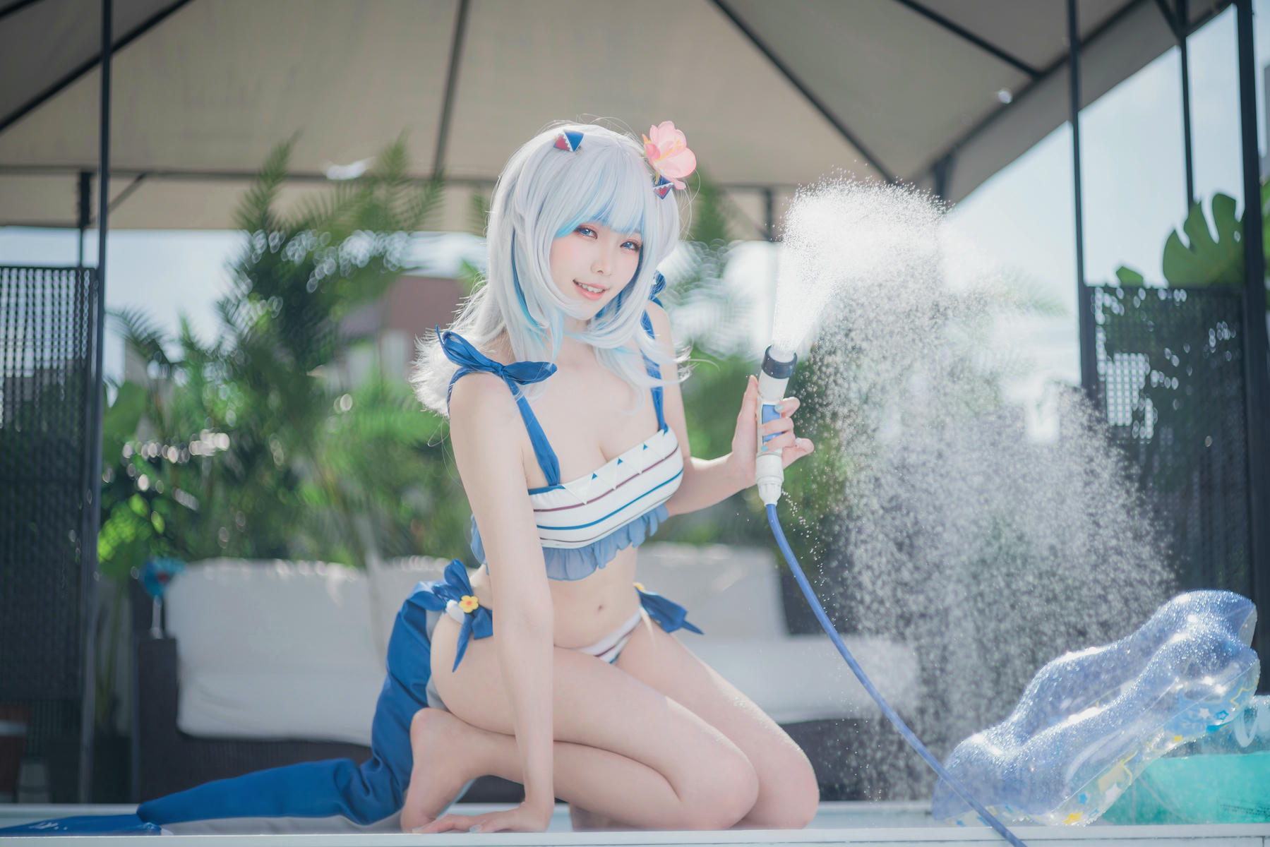 ElyEE子 NO.111 2022.June-T4 (4套+视频) [121P3V-303MB]-A- Gawr Gura Swimsuit_第1集