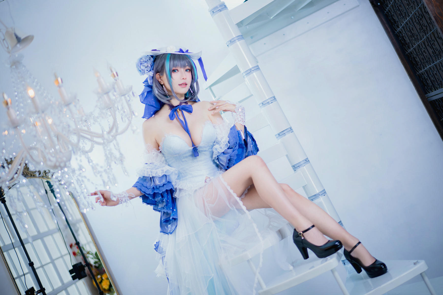 ElyEE子 NO.114 Cheshire Dress柴郡禮服[25P-1V-102.6M]_第1集
