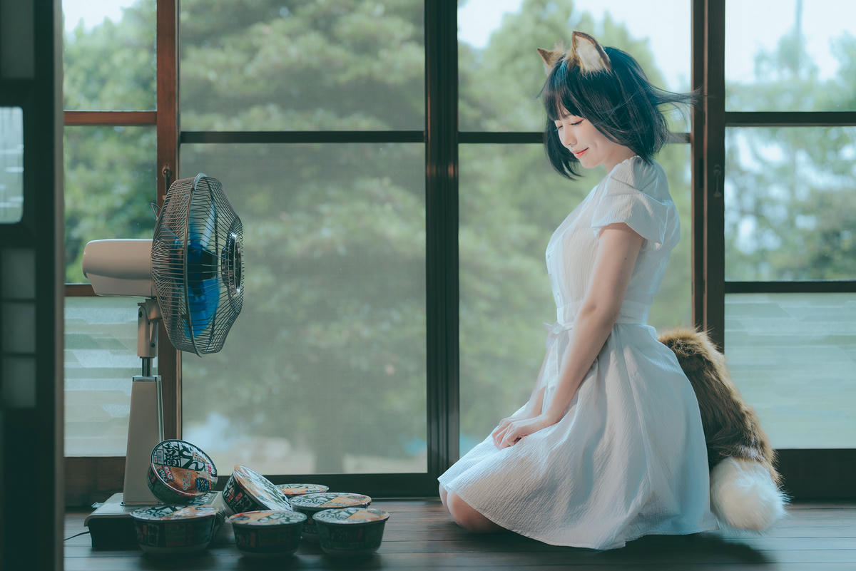 ElyEE子 NO.128 23.July B-Dongitsune White dress 白洋裝狐少女[59P-2V-167M]_第1集