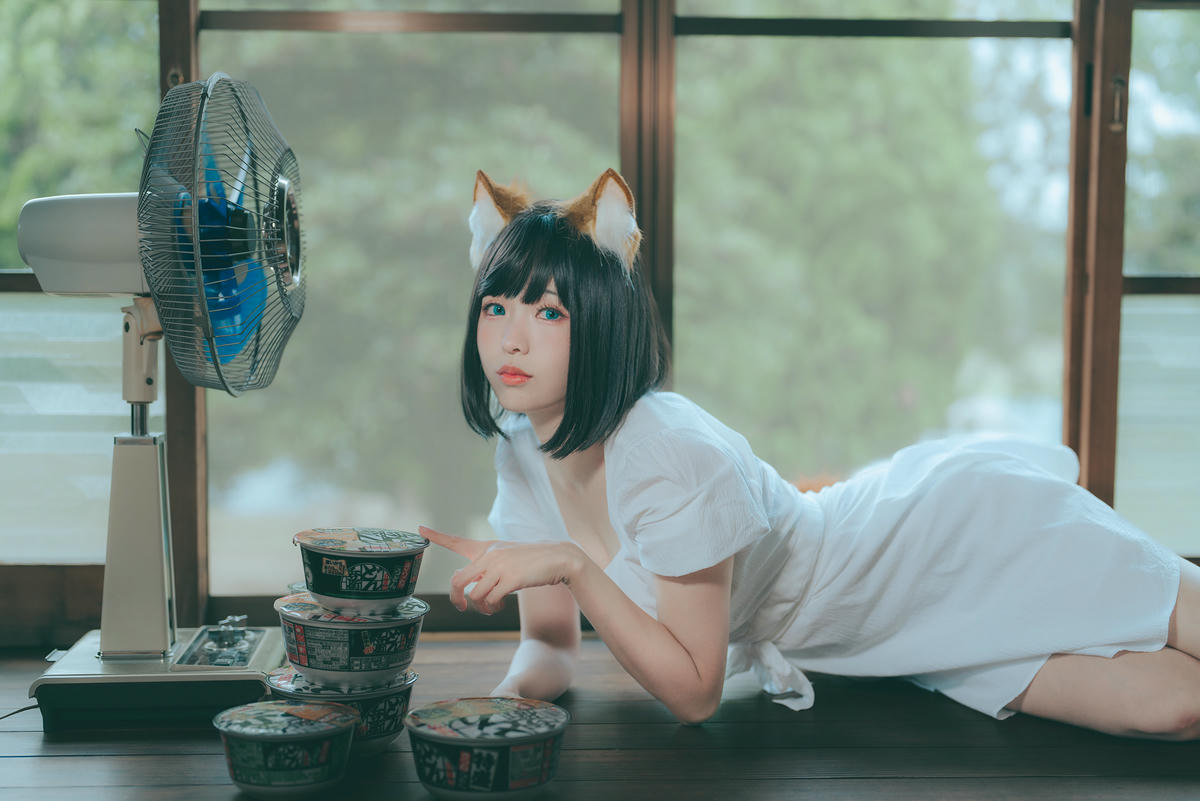 ElyEE子 NO.128 23.July B-Dongitsune White dress 白洋裝狐少女[59P-2V-167M]_第1集