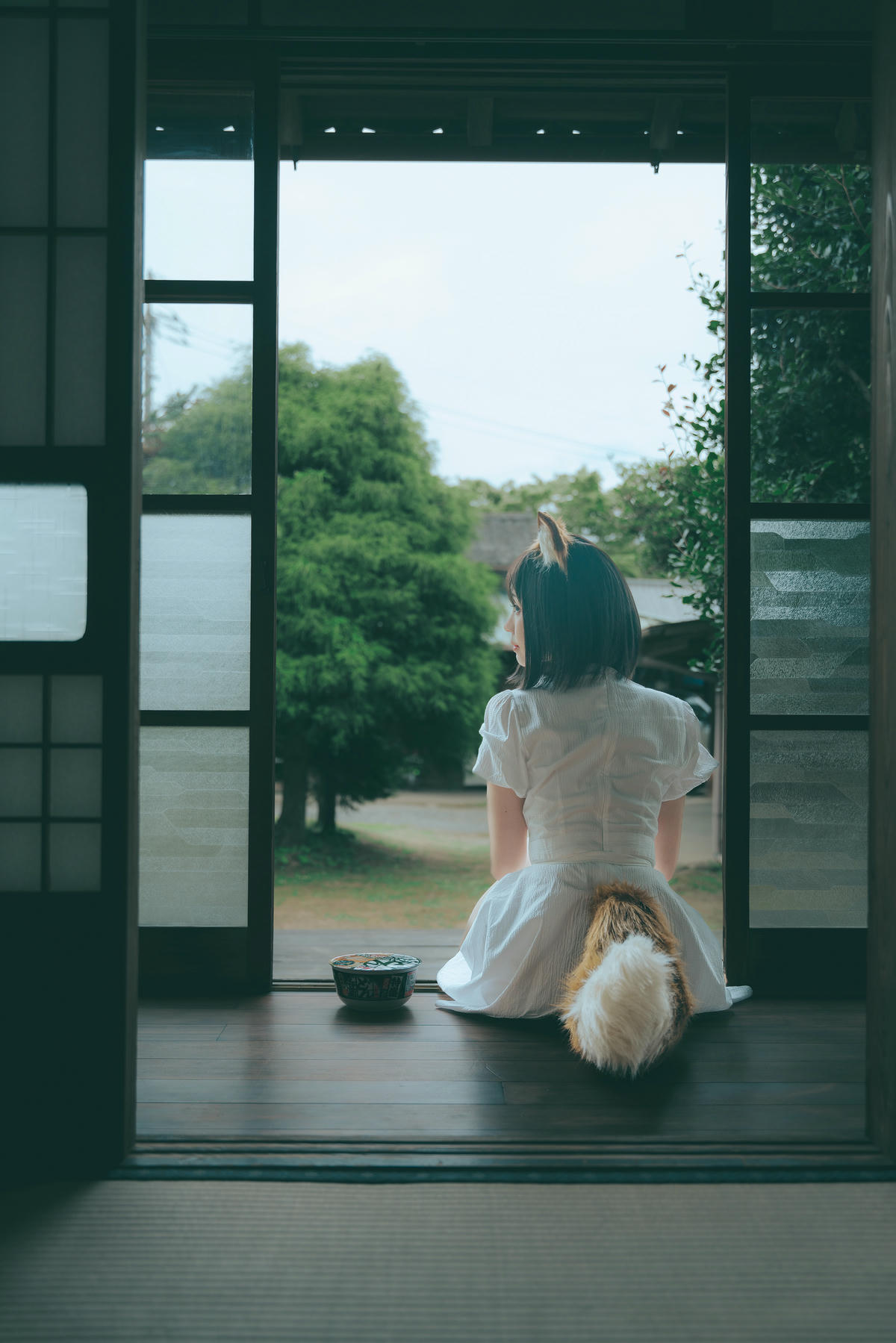 ElyEE子 NO.128 23.July B-Dongitsune White dress 白洋裝狐少女[59P-2V-167M]_第1集