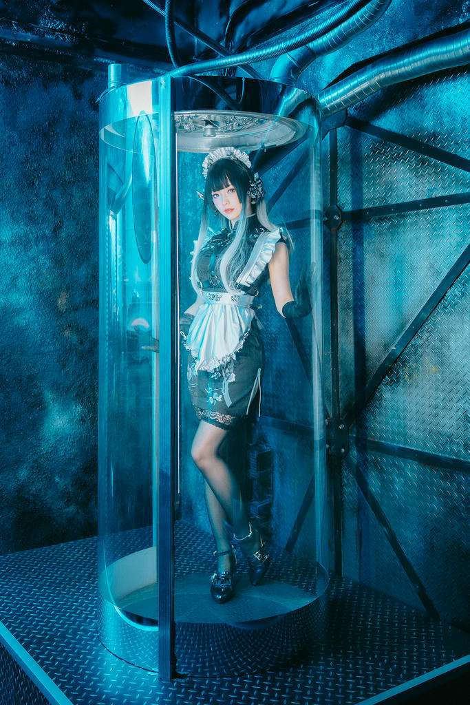 ElyEE子 NO.131 賽博女仆Melanite黑榴石[30P-102.6M]_第1集
