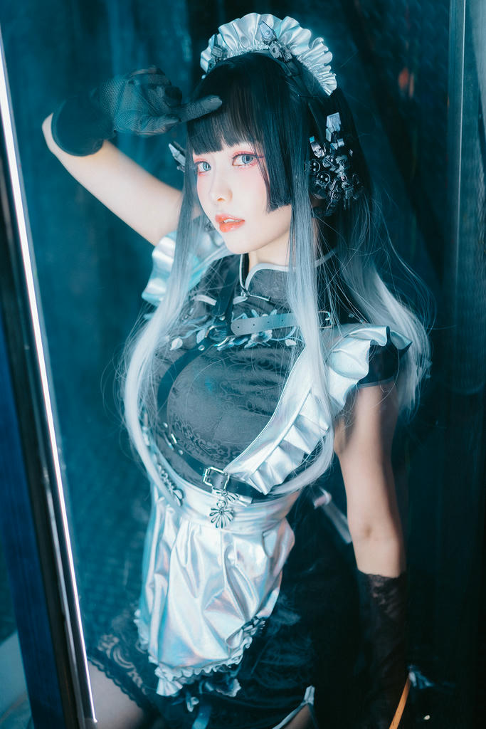 ElyEE子 NO.131 賽博女仆Melanite黑榴石[30P-102.6M]_第1集