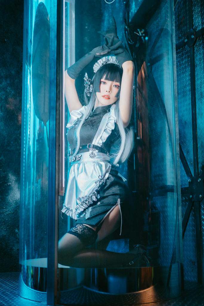 ElyEE子 NO.131 賽博女仆Melanite黑榴石[30P-102.6M]_第1集