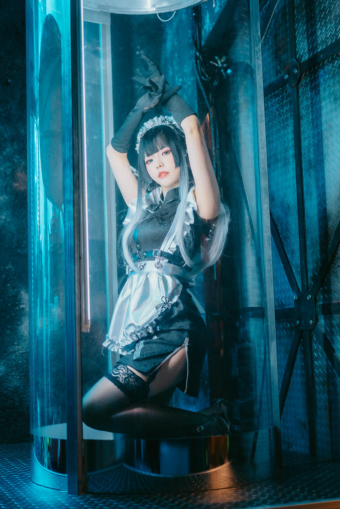 ElyEE子 NO.131 賽博女仆Melanite黑榴石[30P-102.6M]_第1集