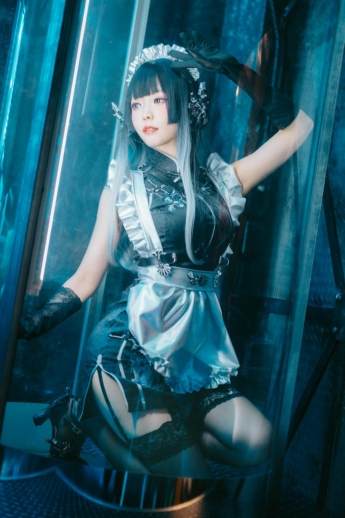 ElyEE子 NO.131 賽博女仆Melanite黑榴石[30P-102.6M]_第1集