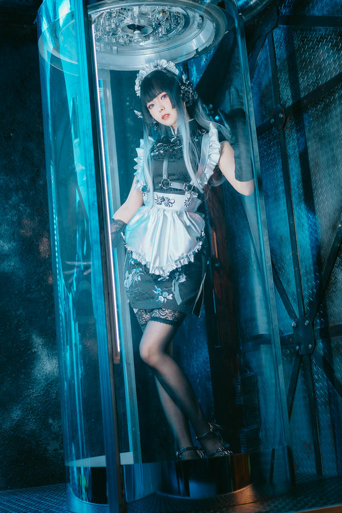 ElyEE子 NO.131 賽博女仆Melanite黑榴石[30P-102.6M]_第1集