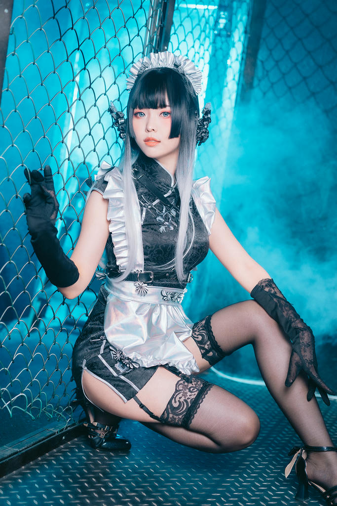 ElyEE子 NO.131 賽博女仆Melanite黑榴石[30P-102.6M]_第1集