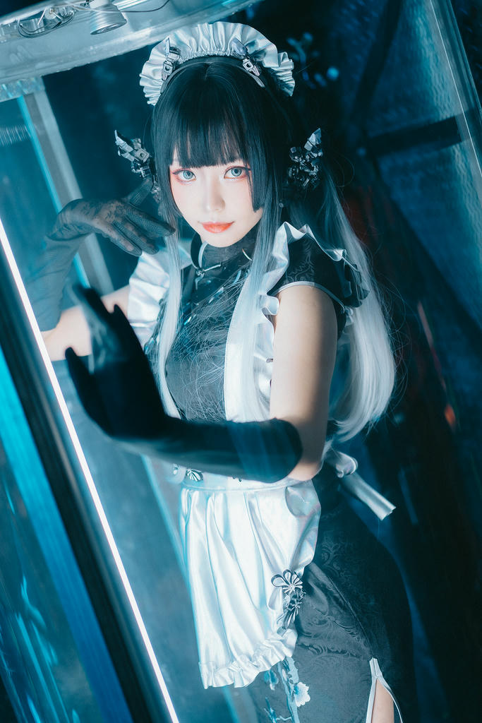 ElyEE子 NO.131 賽博女仆Melanite黑榴石[30P-102.6M]_第1集