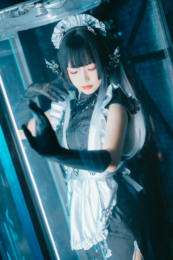 ElyEE子 NO.131 賽博女仆Melanite黑榴石[30P-102.6M]_第2集